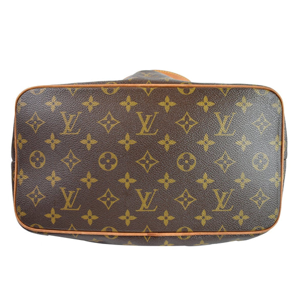 Louis Vuitton Palermo PM Monogram Canvas Shoulder Bag bottom side