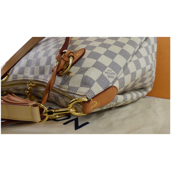 Louis Vuitton Lymington Damier Azur Shoulder Bag White checks skin
