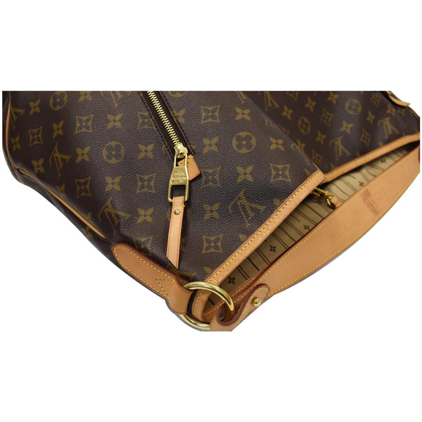 LOUIS VUITTON Delightful GM Monogram Canvas  Shoulder Bag Brown