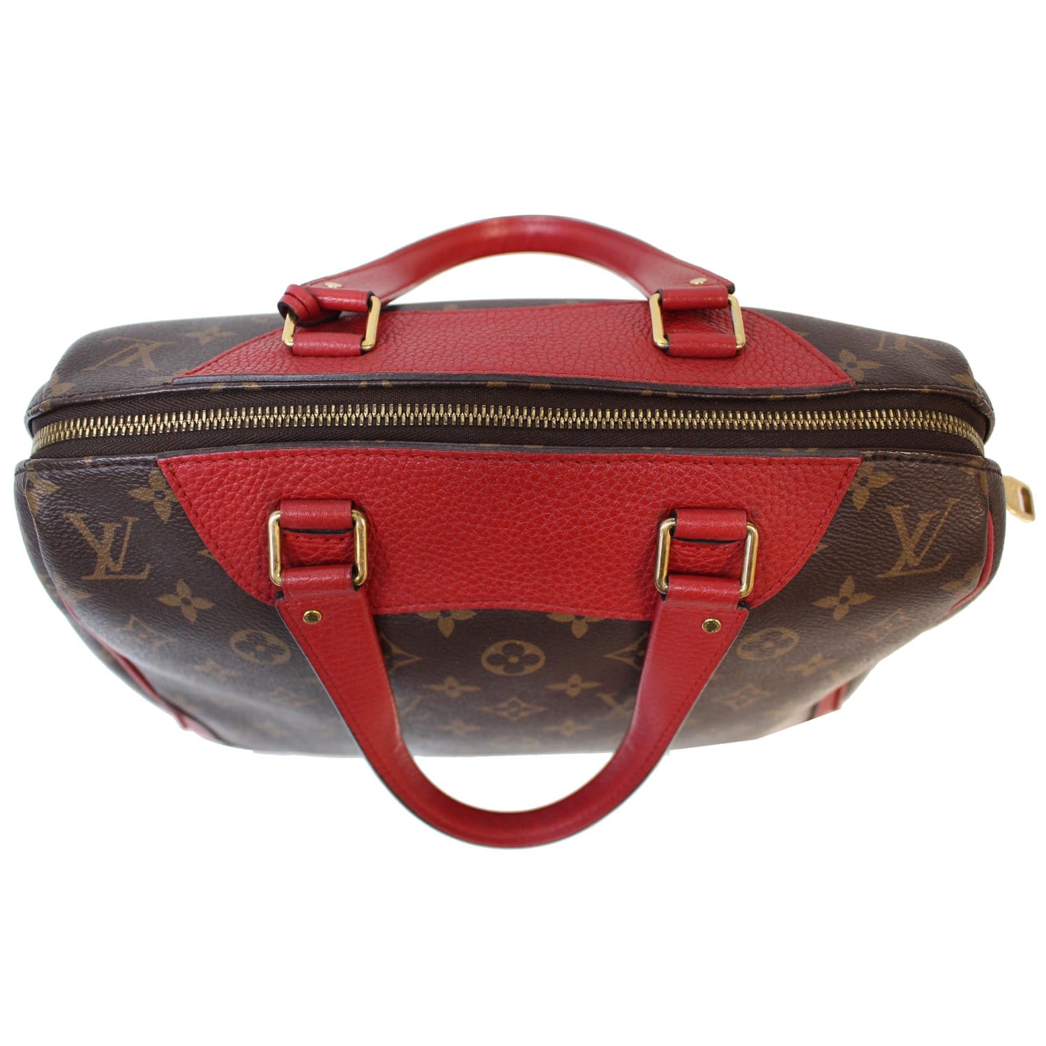 Louis Vuitton, Bags, Louis Vuitton 3 Auth Monogram Red Brown Retiro  Speedy Shoulder Bag Strap