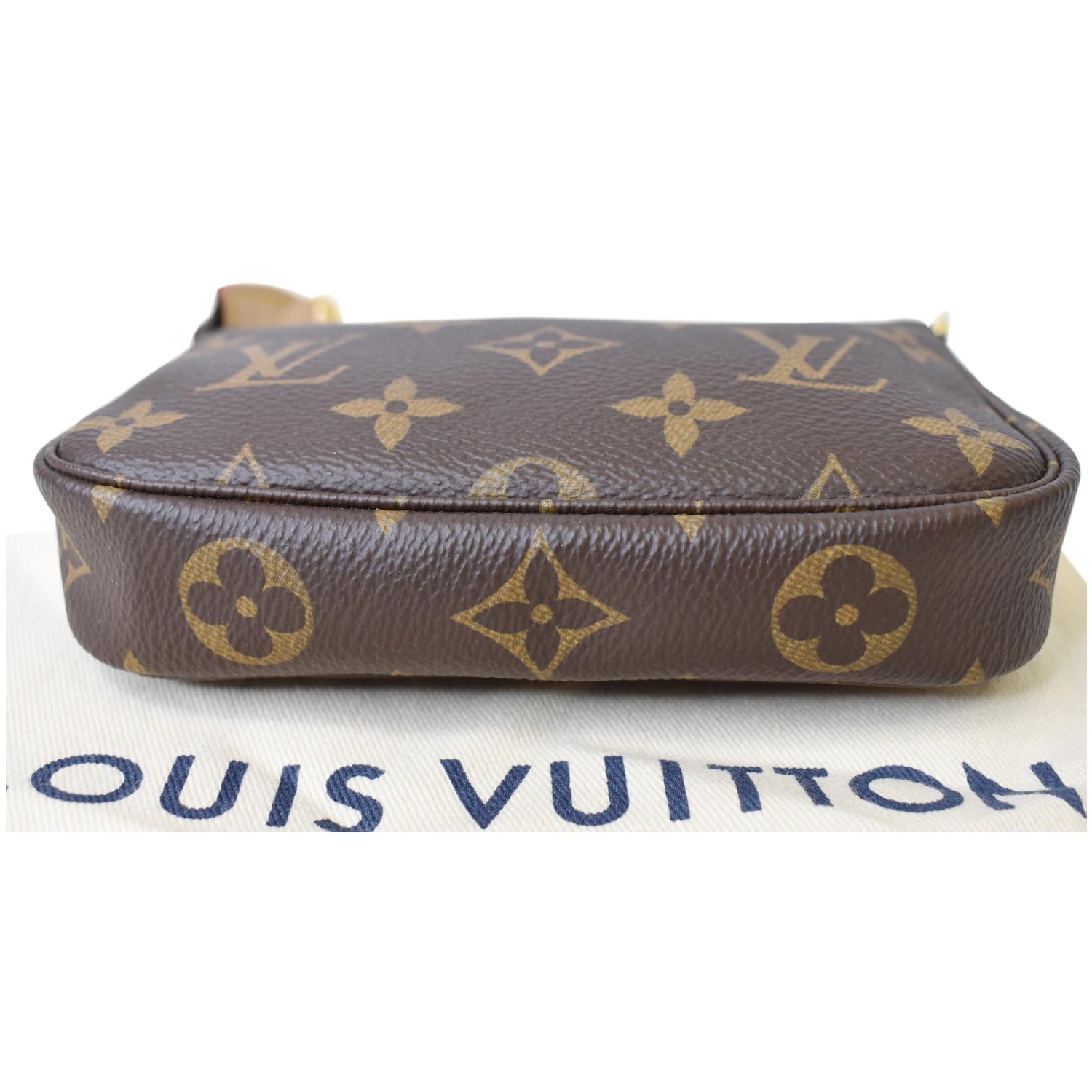 LOUIS VUITTON LV Mini Pochette Cancun Pouch Monogram Brown M95313 #AG207 W