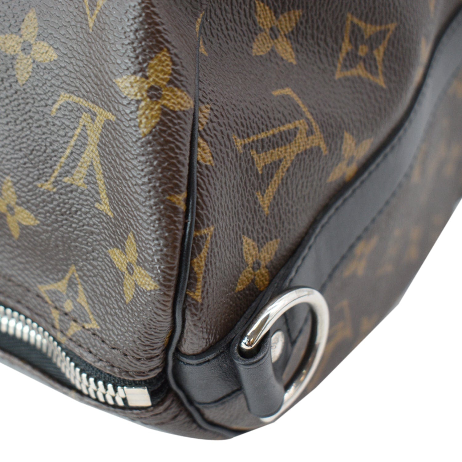 Louis Vuitton Monogram Keepall 45 Bandouliere M41418 Brown Cloth