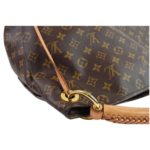 Louis Vuitton Artsy MM Monogram Canvas Shoulder Bag corner view