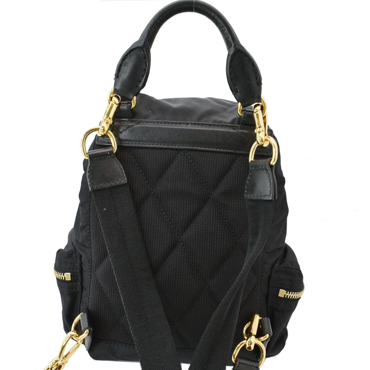 burberry black mini backpack BURBERRY Technical Rucksack Nylon Backpack Bag Black
