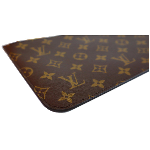 Louis Vuitton Pochette Neverfull MM Monogram Canvas Bag right corner