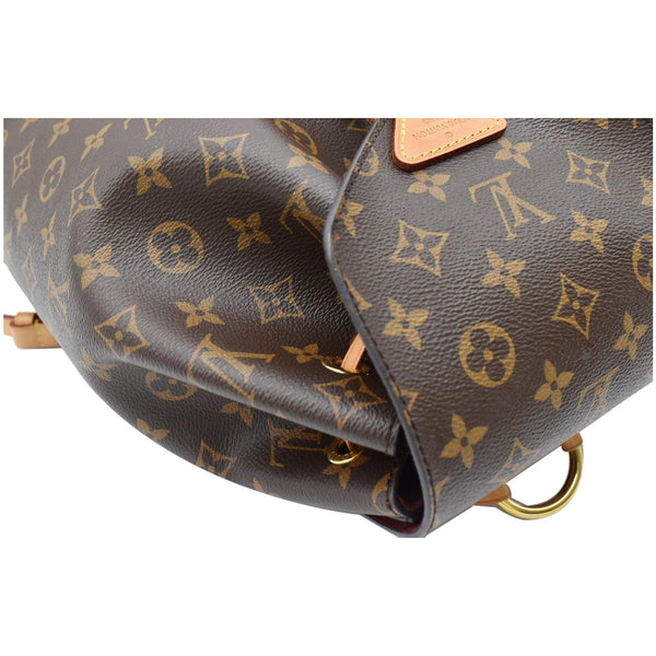 LOUIS VUITTON Montsouris NM Monogram Canvas Backpack Bag Brown