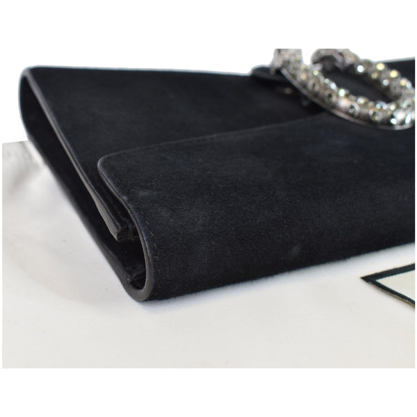 Gucci Dionysus Small Velvet Clutch Bag Black 425250 - gucci used wallet