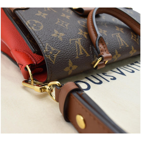 LOUIS VUITTON Vaugirard Monogram Canvas Shoulder Bag Coquelicot