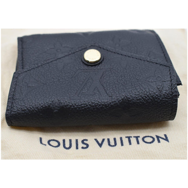 LOUIS VUITTON Monogram Empreinte Zoe Compact Wallet Black