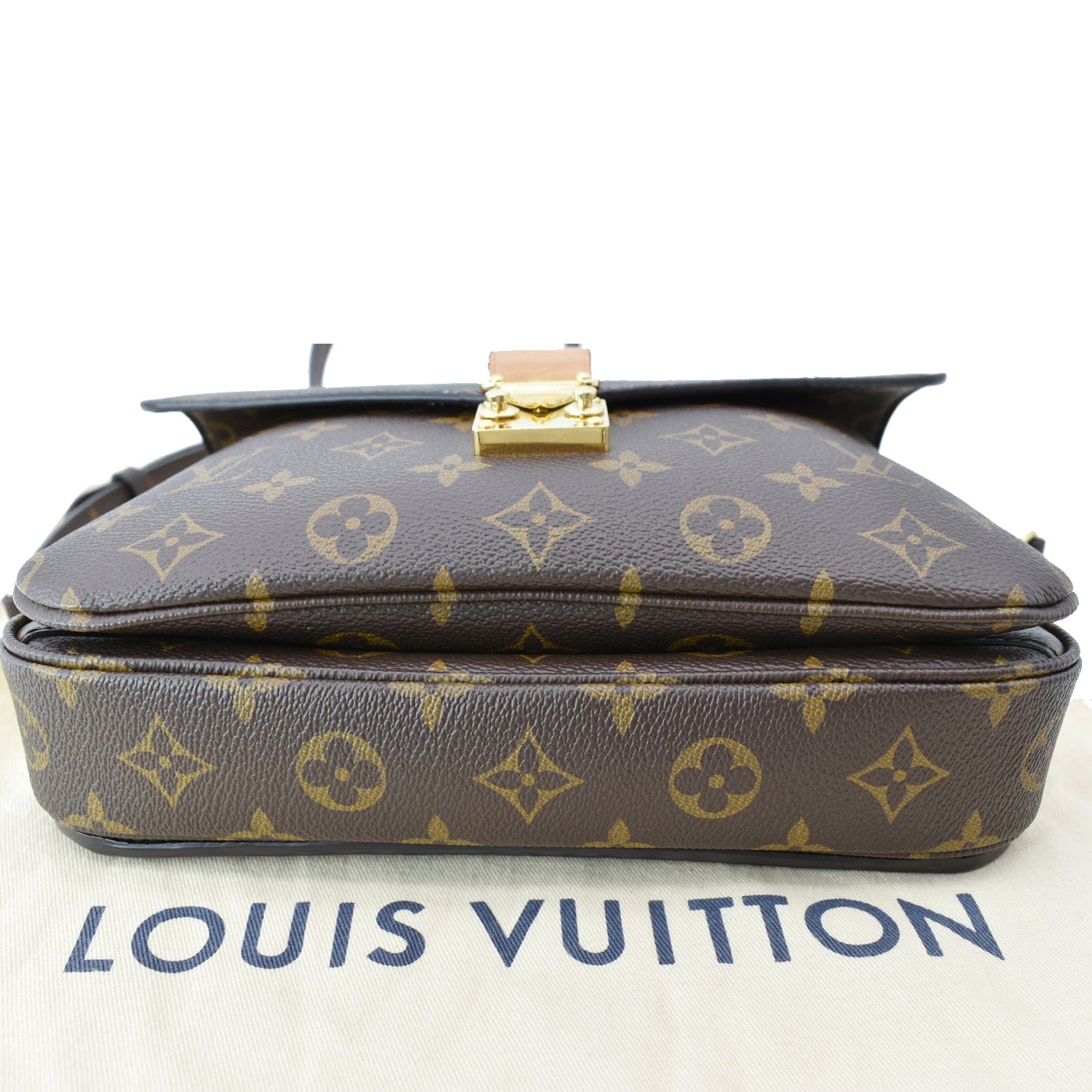 Louis+Vuitton+Pochette+Metis+Crossbody+Brown+Canvas for sale online
