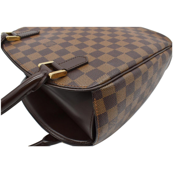 LOUIS VUITTON Sarria Seau Damier Ebene Tote Bag Brown