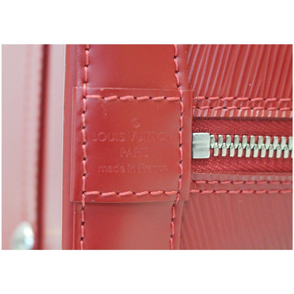 Louis Vuitton Alma PM Epi Leather Zip Crossbody Bag