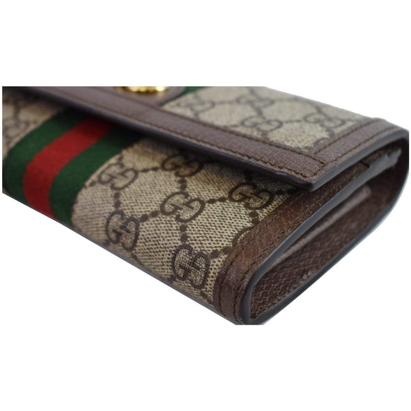 Gucci Ophidia GG Continental Wallet close view