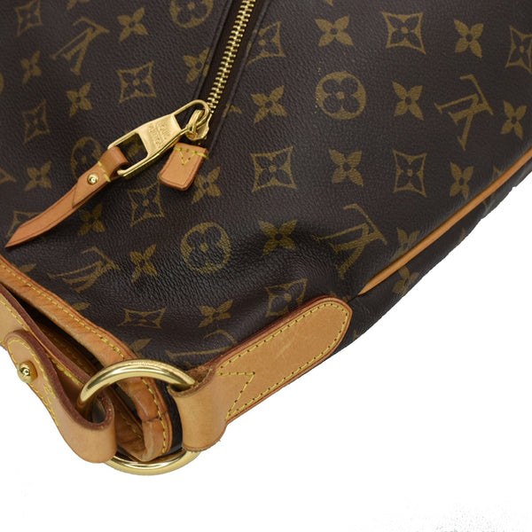 LOUIS VUITTON Delightful GM Monogram Canvas Hobo Bag Brown