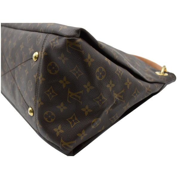 Louis Vuitton Artsy MM Hobo Shoulder Bag Brown