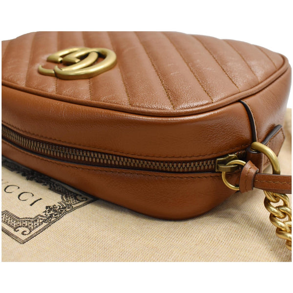 Gucci GG Marmont Small Matelasse Leather used Bag