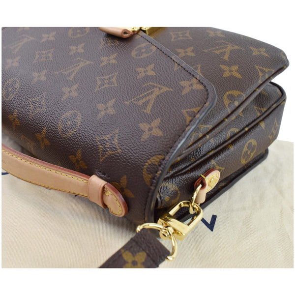 LOUIS VUITTON Metis Pochette Monogram Canvas Crossbody Bag Brown