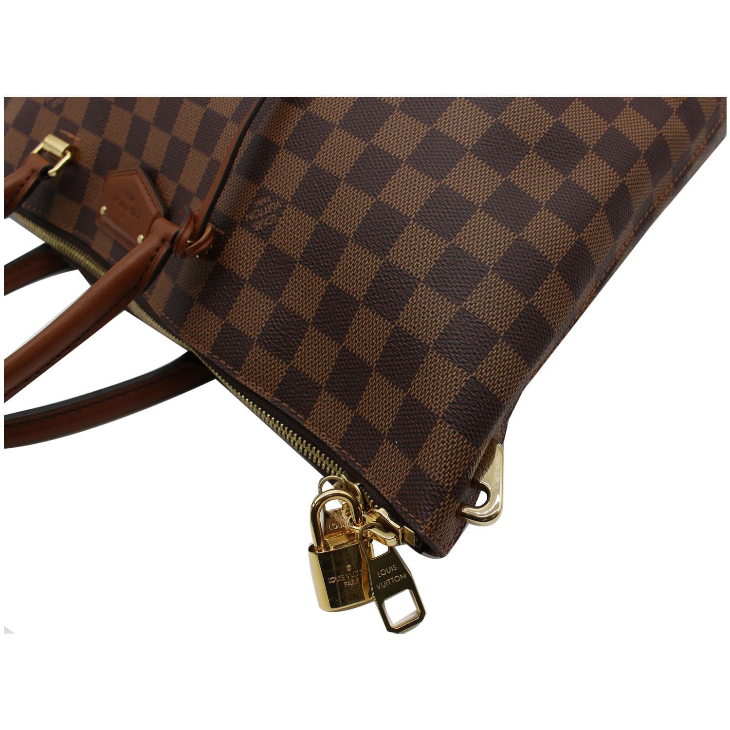 Louis Vuitton ショルダーバッグ ブラウン LOUIS VUITTON Belmont Damier Ebene Shoulder Bag Brown