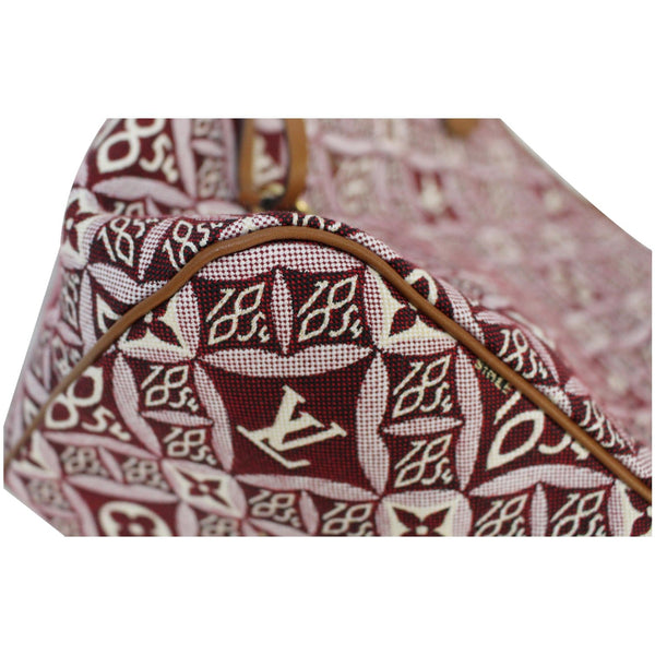 Authentic LV Neverfull MM Jacquard textile Leather Bag