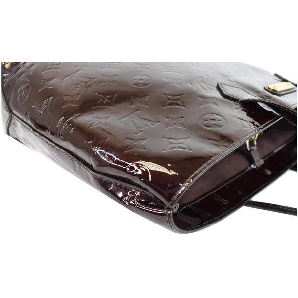 Louis Vuitton Wilshire MM Vernis Leather Tote Handbag - leather made bag