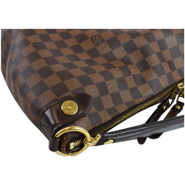 LOUIS VUITTON Duomo Hobo Damier Ebene Hobo Bag Brown