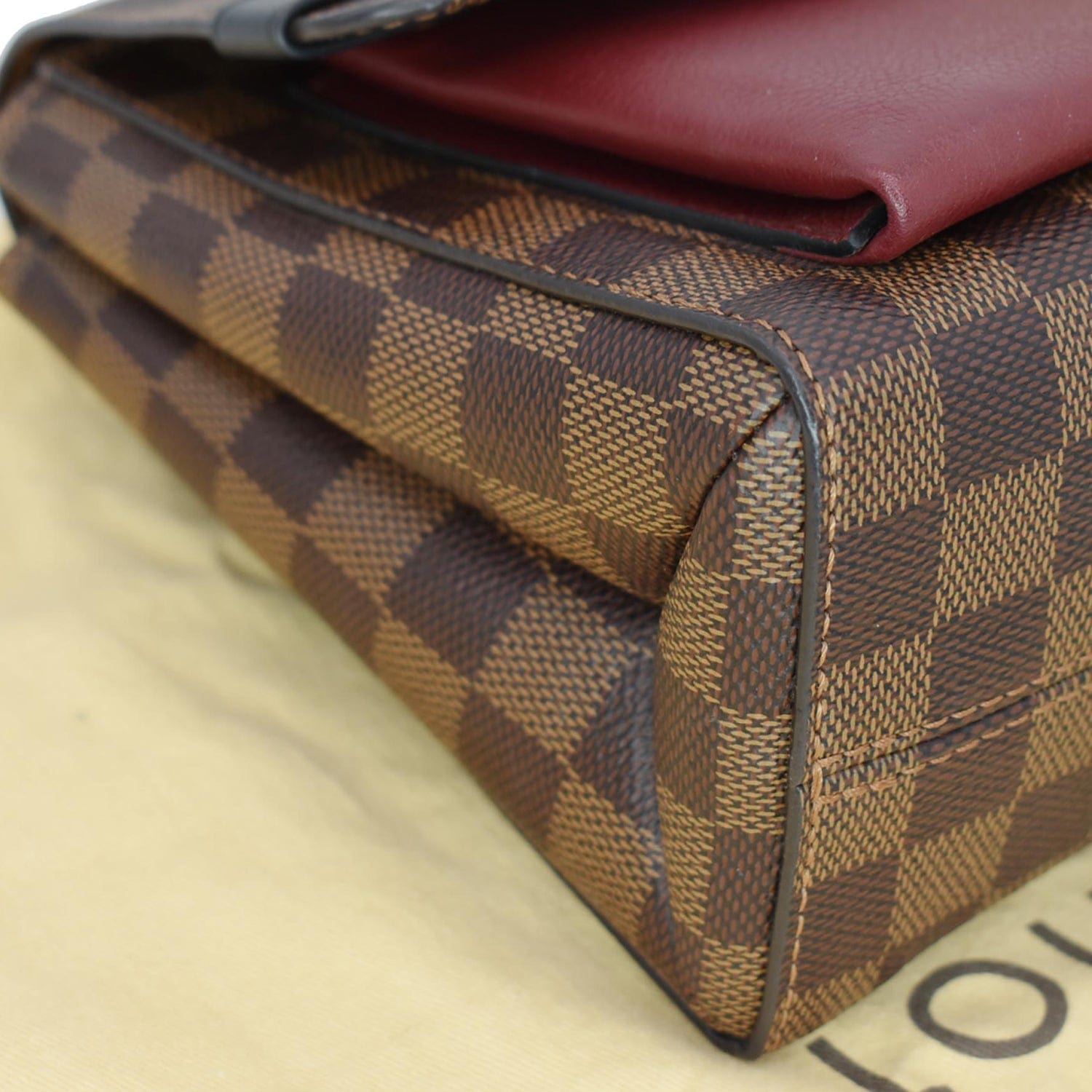 Vavin cloth handbag Louis Vuitton Brown in Cloth - 36543343