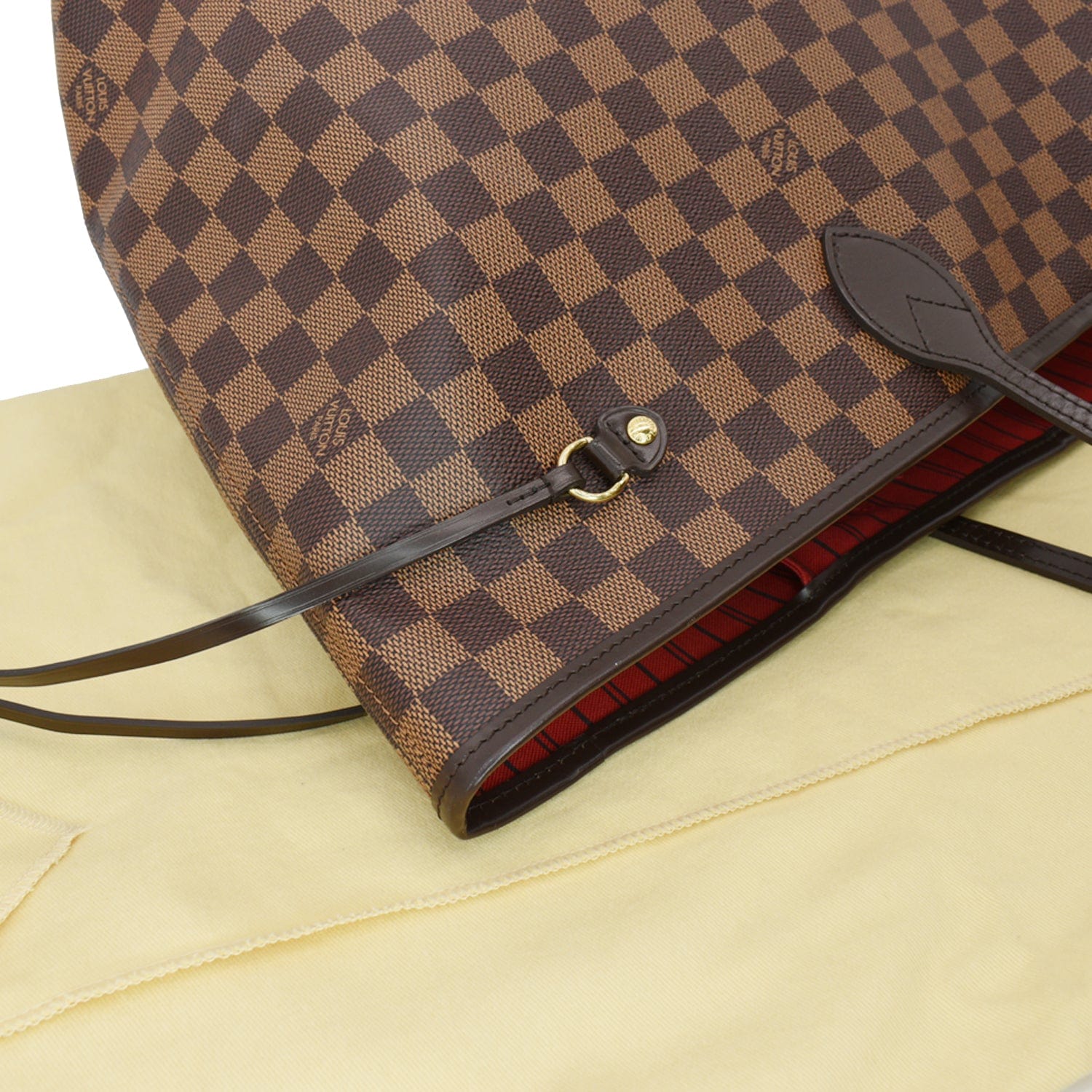 Louis Vuitton Neverfull GM Tote in Damier Ebene Canvas