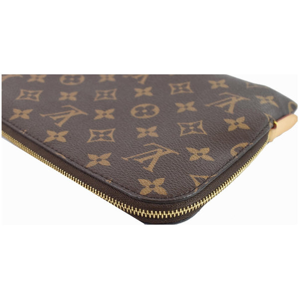 LOUIS VUITTON Etui Voyage PM Monogram Canvas Pouch Bag Brown
