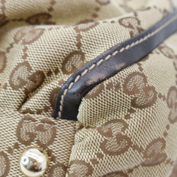GUCCI D Ring GG Canvas Tote Bag Beige | D. Designer Handbags