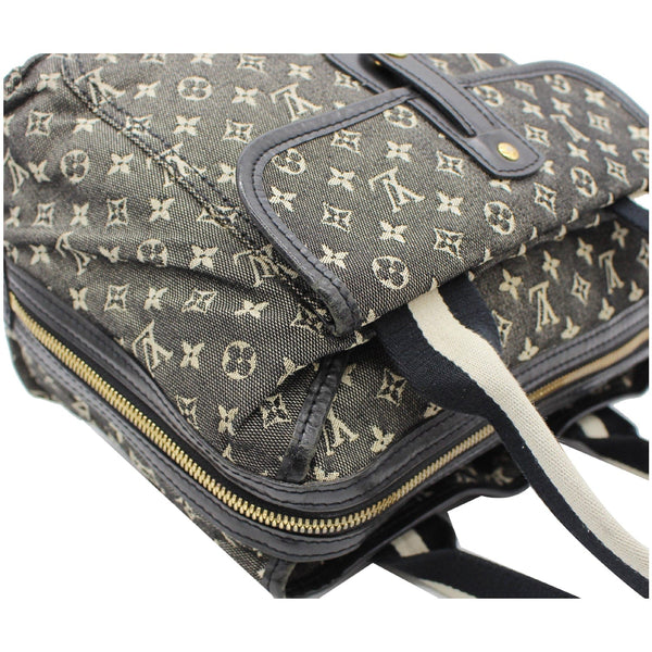 LOUIS VUITTON Sac Mary Kate Mini Lin Monogram Canvas Tote Bag Black