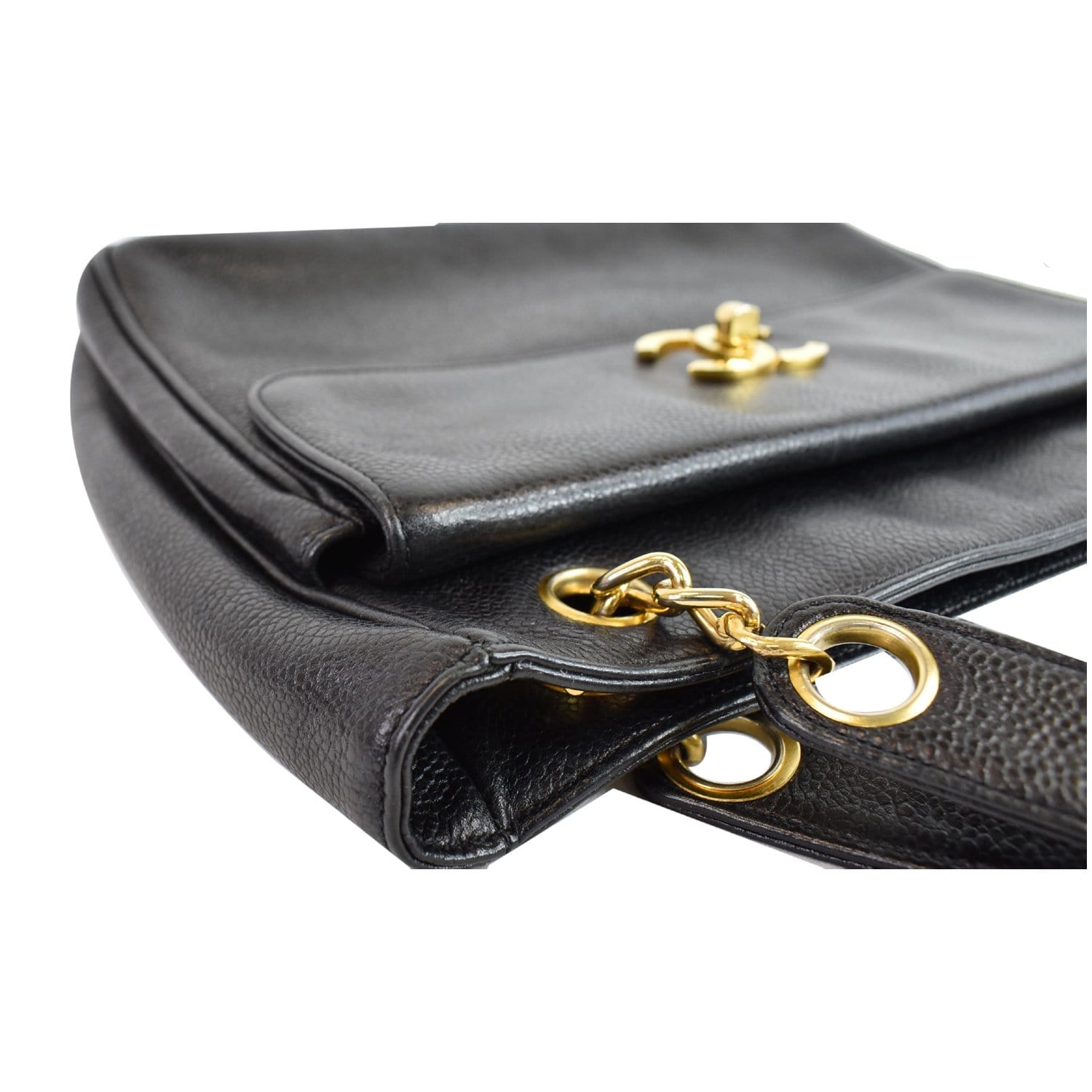 Authentic Chanel Black Vintage Classic Small Double Flap Bag 2.5