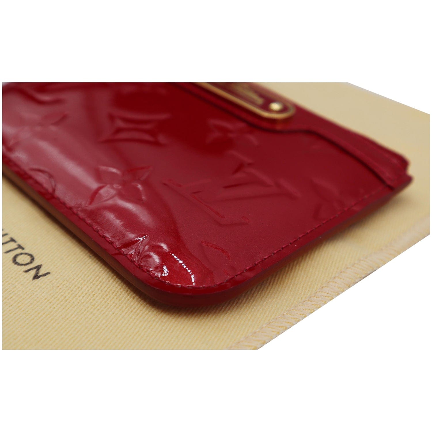 Louis Vuitton Bordeaux Monogram Vernis Key Pouch NM Pochette Cles 4L1012