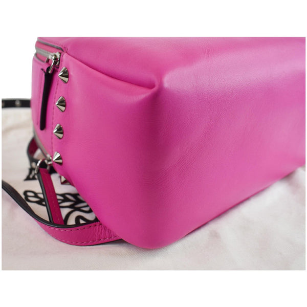 MCM Mini Duchess Polke Studs Backpack electric pink