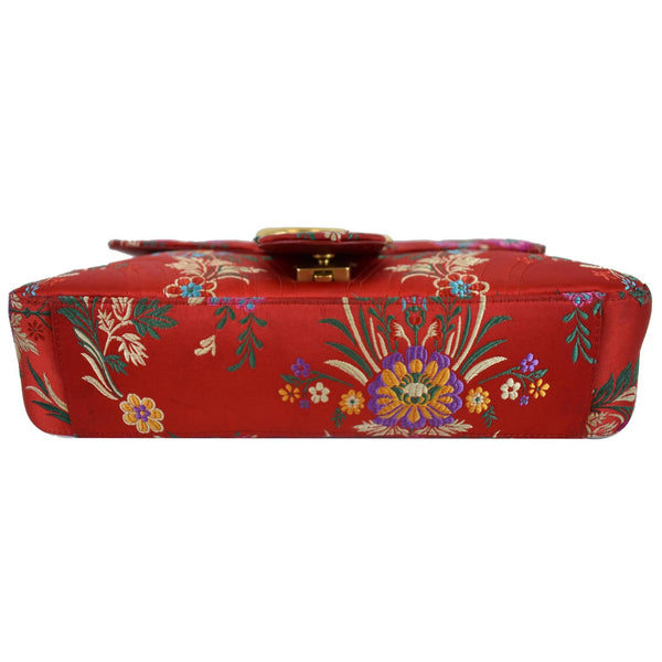 Gucci GG Marmont Floral Medium Jacquard Matelasse Bag bottom