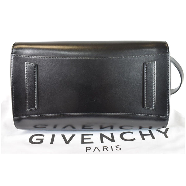 GIVENCHY Antigona Medium Leather Shoulder Bag Black
