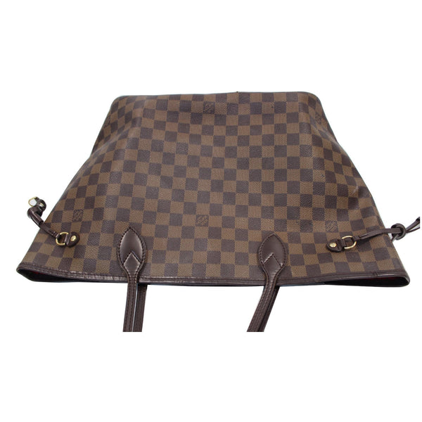Louis Vuitton Neverfull MM Damier Ebene Shoulder Bag - leather