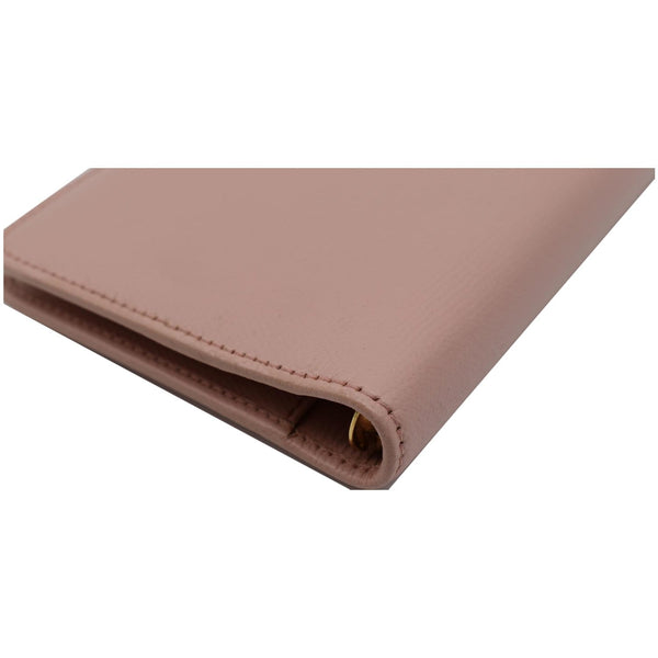 CHANEL Agenda Leather Organizer Wallet Pink