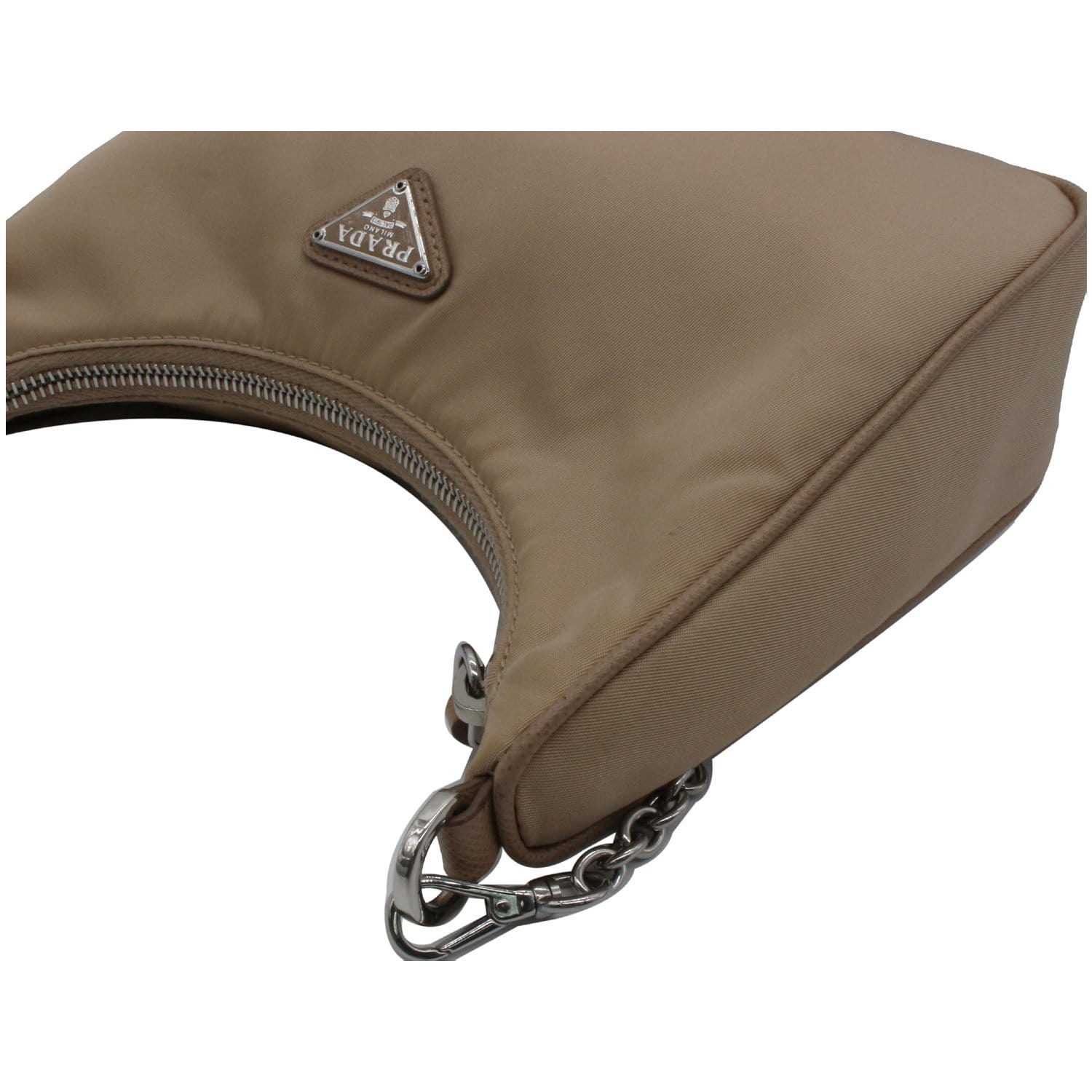 Authentic PRADA Re-Edition 2005 Re-Nylon Multi-Purpose Shoulder Bag Cameo  Beige