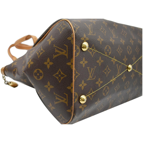 LOUIS VUITTON Tivoli GM Monogram Canvas Shoulder Bag Brown
