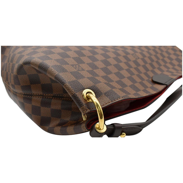 LOUIS VUITTON Graceful MM Damier Ebene Shoulder Bag Brown