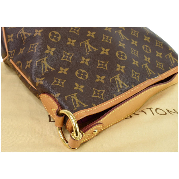 Louis Vuitton Delightful PM Monogram Canvas Hobo Bag - upper corner view