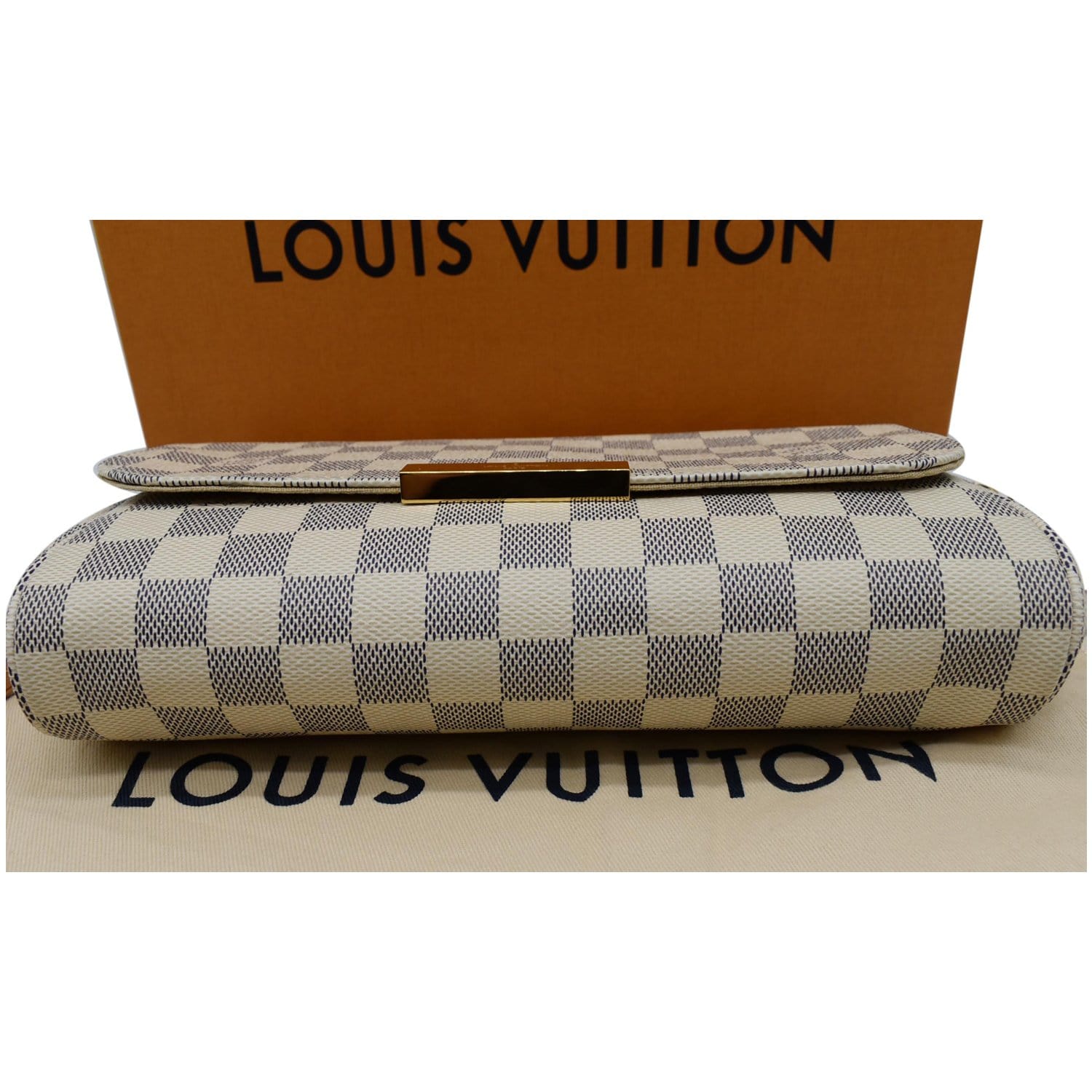 Louis Vuitton Damier Azur Monogram Canvas Favorite MM Crossbody Bag Louis  Vuitton