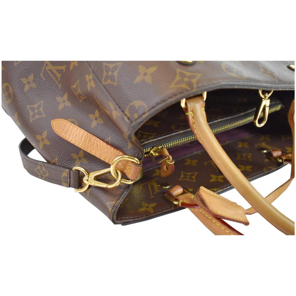 Louis Vuitton Montaigne MM Monogram Canvas Shoulder Bag - corner close view