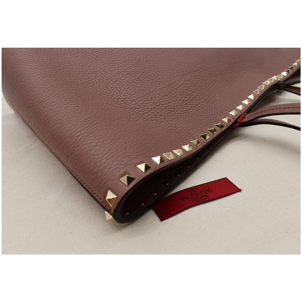Valentino Garavani Rockstud Textured Leather handbag for women