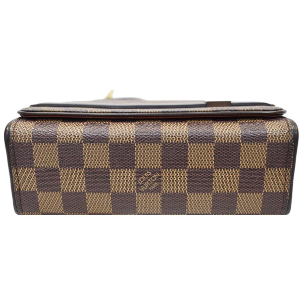 Louis Vuitton Tribeca Mini Damier Ebene Shoulder Bag Bottom