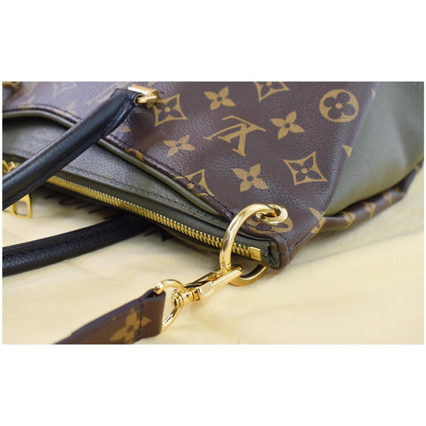 LOUIS VUITTON Pallas Monogram Canvas 2Way Shoulder Bag Brown