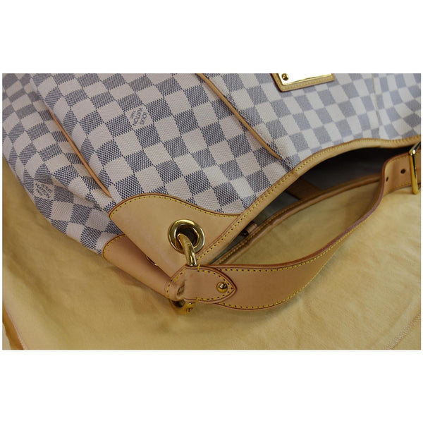 LOUIS VUITTON Galliera GM Damier Azur Shoulder Bag White