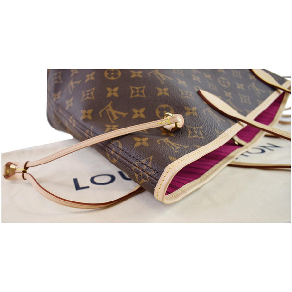 LOUIS VUITTON Monogram Canvas Neverfull MM Brown Tote Bag