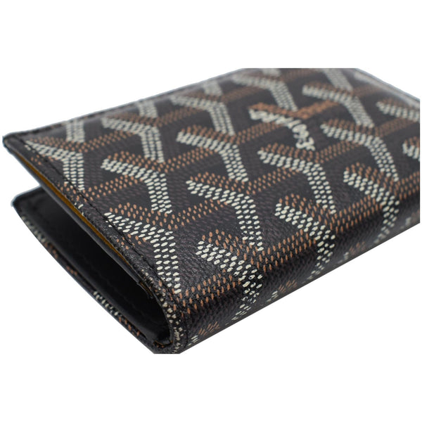 GOYARD Bi-Fold Coated Canvas Wallet Black