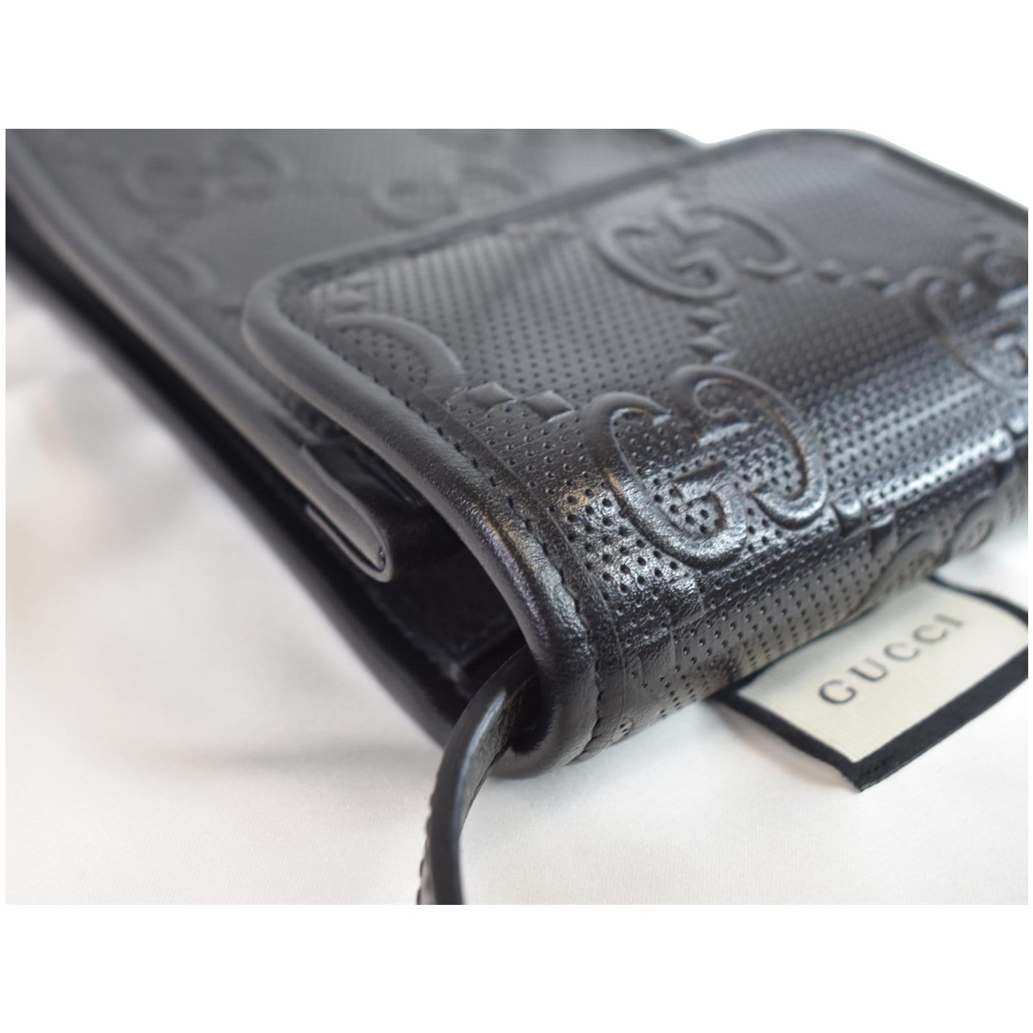GUCCI Gg embossed mini wallet (657571 1W3AN 1000)
